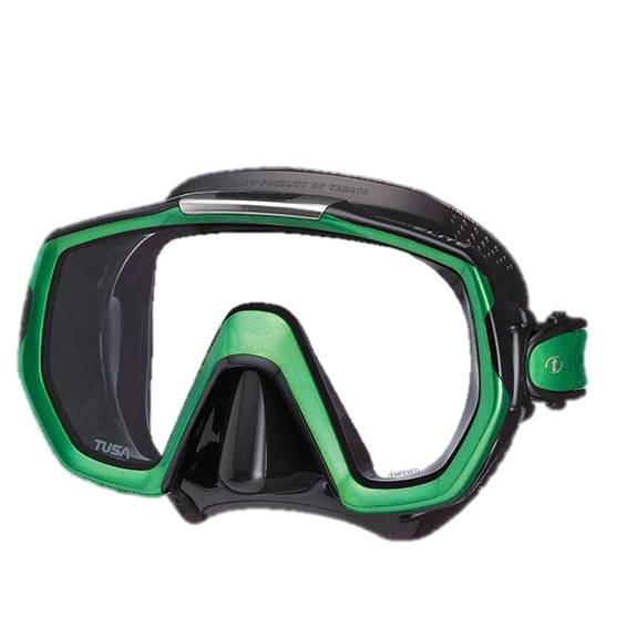Tusa Freedom Elite Mask - Black & Energy Green